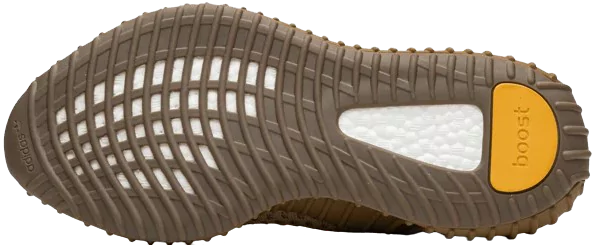 Back View of Yeezy Boost 350 V2 Earth